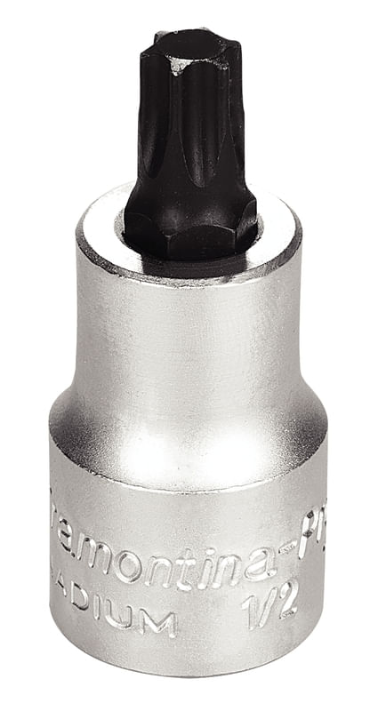 Dado En Acero Cromo Vanadio Punta Trafix T50 - Encastre 1/2" Tramontina Pro
