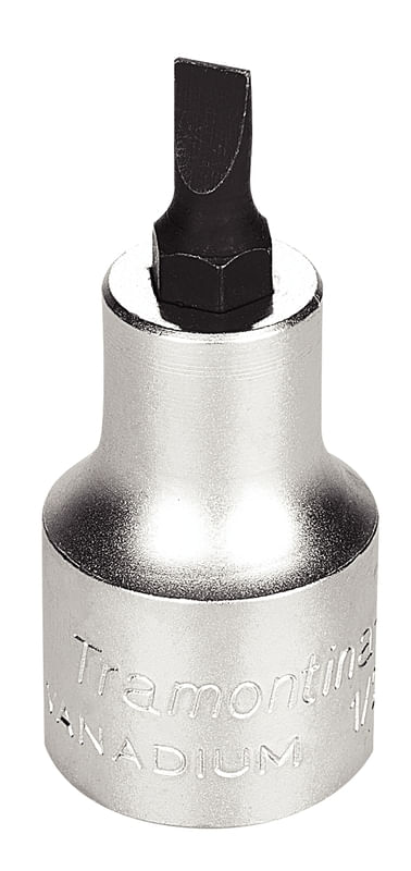 Dado En Acero Cromo Vanadio Punta Chata Tamaño 6,5 - Encastre 1/2" Tramontina Pro