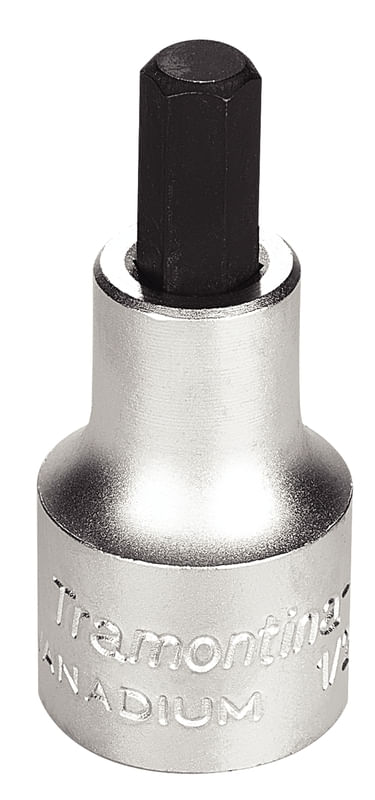 Dado En Acero Cromo Vanadio Punta Hexagonal 8 Mm - Encastre 1/2" Tramontina Pro