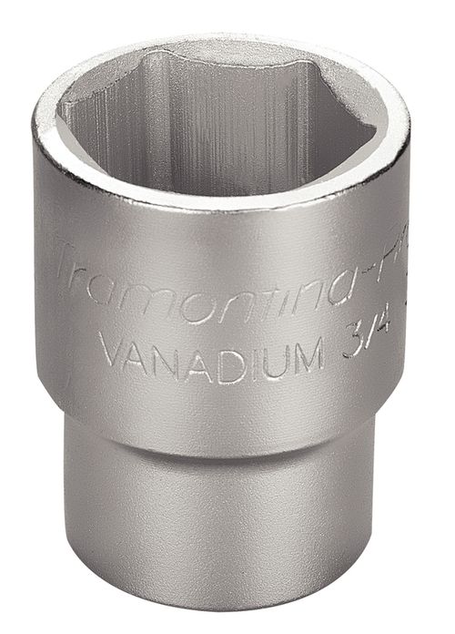 Dado Hexagonal En Acero Cromo Vanadio 33 Mm - Encastre 3/4" Tramontina Pro