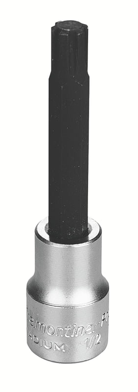 Dado Largo En Acero Cromo Vanadio Punta Ribe 10 Mm - Encastre 1/2" Tramontina Pro