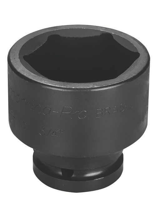 Dado De Impacto Hexagonal En Acero Cromo Molibdeno 33 Mm - Encastre 3/4'' Tramontina Pro