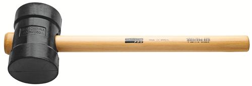 Martillo De Goma Negra 860 G Tramontina Pro