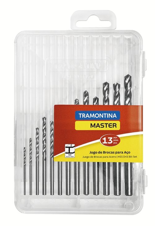 Juego De Mechas Hss - 13 Piezas Din 338 Tramontina Master