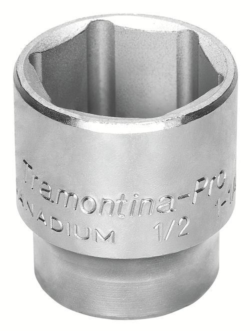 Dado Hexagonal En Acero Cromo Vanadio 5/8" - Encastre 1/2" Tramontina Pro
