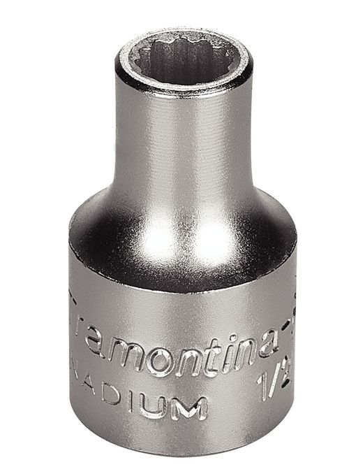 Dado Estriado En Acero Cromo Vanadio 11 Mm - Encastre 1/2" Tramontina Pro