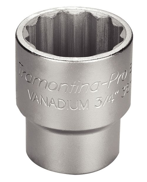 Dado Estriado En Acero Cromo Vanadio 36 Mm - Encastre 3/4" Tramontina Pro