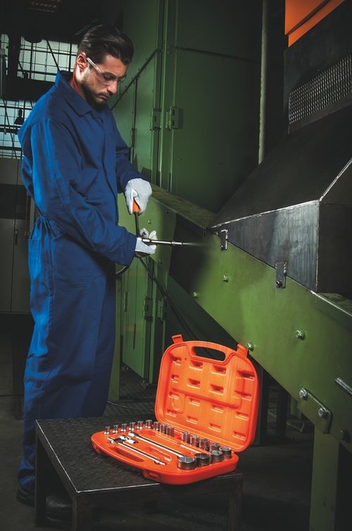 Maletín Con Dados Hexagonal Y Accesorios 1/2" Milímetros - 23 Piezas Tramontina Pro