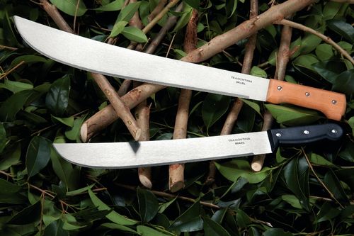 Machete Tramontina Con Lámina En Acero Al Carbono Y Mango De Polipropileno Negro 18"