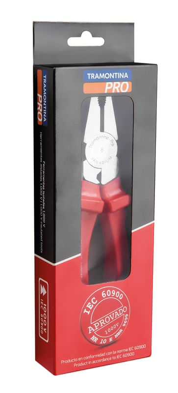 Pinza Electricista Aislada Iec 60900 - 8'' Tramontina Pro