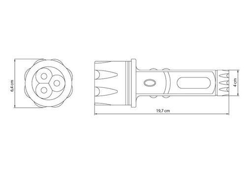 Linterna Plastica Tramontina