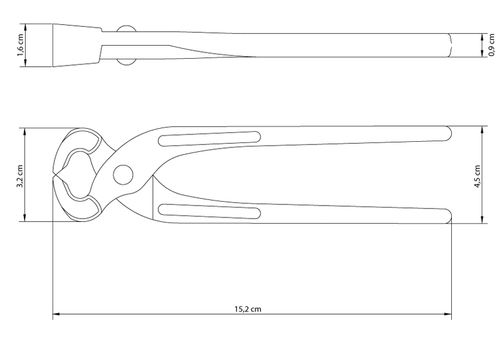 Tenaza Carpintero 6" Tramontina Master