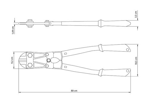 Corta Pernos 30" Tramontina Master