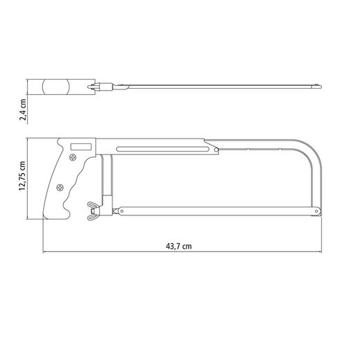 Arco De Sierra Ajustable 12" Tramontina Master