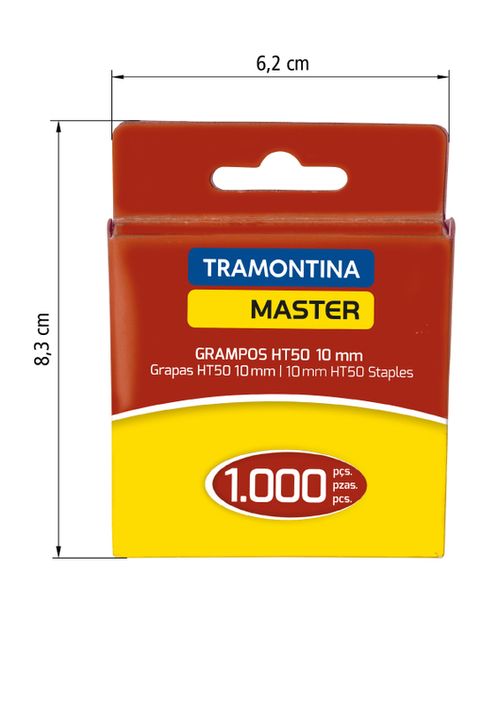 Conjunto De Grapas T/50 10 Mm Tramontina Master