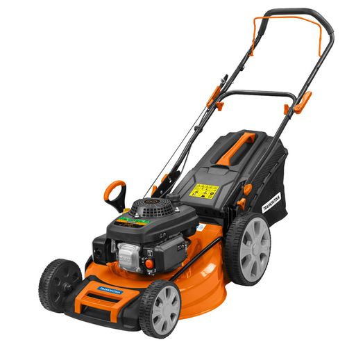 Cortadora De Césped A Gasolina Tramontina Cc53M Con Diámetro De Corte De 530 Mm Motor 159 Cc Chasis Metálico Y Recolector Rígido