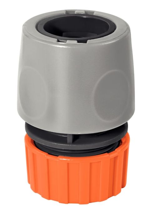 Acople Rápido Con Aquastop Tramontina De Plástico Para Manguera 1/2"