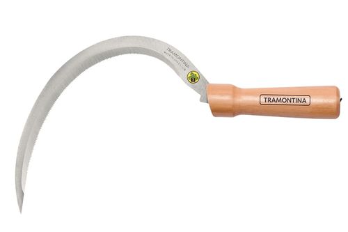 Hoz Metálica Con Dientes Tramontina Con Mango De Madera
