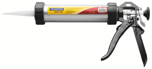 Pistola Para Tubo De Silicona Con Tubo De Aluminio 600 Ml Tramontina Master