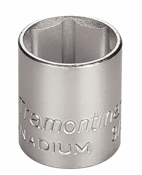Dado Hexagonal En Acero Cromo Vanadio 21 Mm - Encastre 3/8" Tramontina Pro