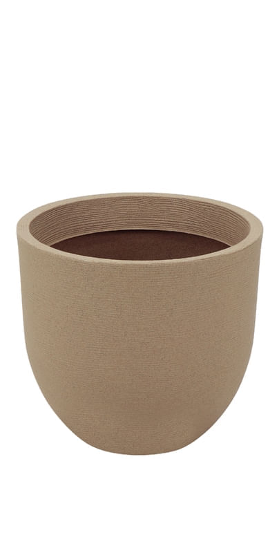 Maceta Tramontina Laos En Polietileno Granito Arena 45 Cm