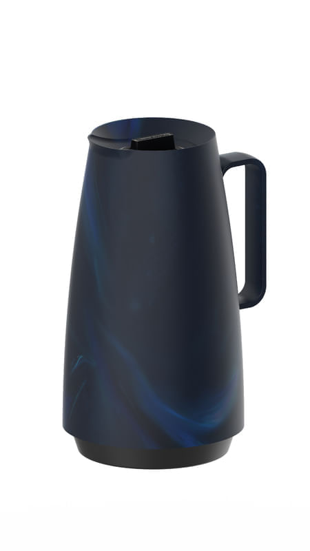 Jarra Térmica Tramontina Exata En Plástico Marmolado Azul 500 Ml