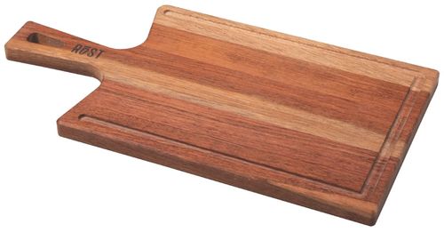 Tabla De Corte Tramontina Rost Para Preparar Y Servir En Madera De Jatoba Combinada Con Mango Y Acabado Al Aceite 40 X 21 Cm