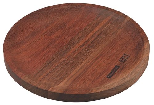 Plato Tramontina Rost Para Servir En Madera De Jatoba Combinada Con Acabado Al Aceite 25 Cm