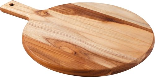 Tabla Redonda Tramontina En Madera Teca Con Mango 40X30 Cm