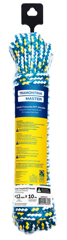 Madeja de Piola Trenzada PET 12 mm x 10 m Tramontina MASTER