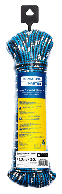 Madeja de Piola Trenzada PET 10 mm x 20 m Tramontina MASTER