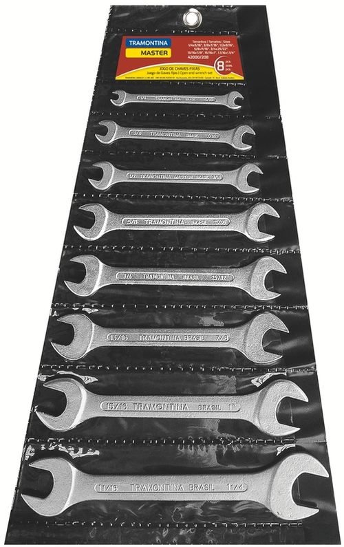 Juego de Llaves Fijas 8 Piezas Tramontina MASTER