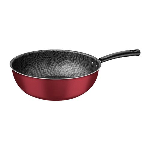 Sartén Honda Tramontina Versalhes en Aluminio con Revestimiento Interno y Externo con Antiadherente Starflon Max Rojo 28 cm 4,9 L