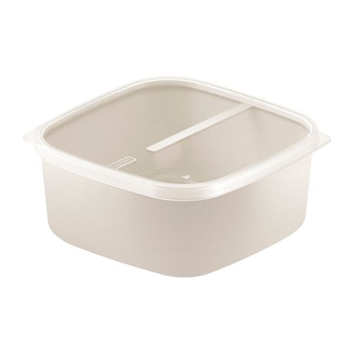 Recipiente MixColor en Polipropileno Algodón con Tapa Transparente 3,4 L