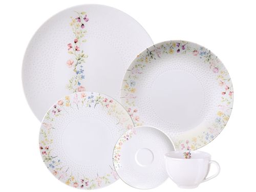 Juego de Vajilla Artemis en Porcelana Decorada 20 Piezas