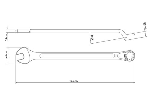 Llave Combinada 6 Mm Cromada Tramontina Master