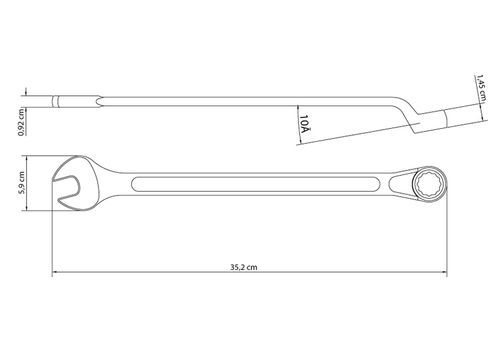 Llave Combinada 27 Mm Cromada Tramontina Master
