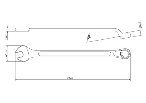 Llave Combinada 30 Mm Cromada Tramontina Master