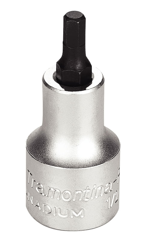 Dado en Acero Cromo Vanadio Punta Hexagonal 5 mm - Encastre 1/2" Tramontina PRO