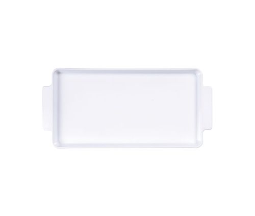 Fuente de Servir Rectangular Tramontina Maria Augusta en Porcelana 24x13 cm