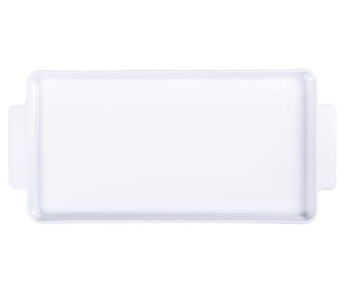 Fuente de Servir Rectangular Tramontina Maria Augusta en Porcelana 36x19 cm