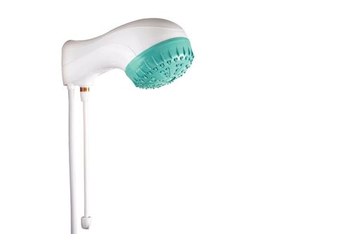 Ducha Electrónica Tramontina 6500 W 220 V Blanca Y Verde