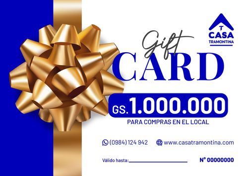Gift Card Gs. 1.000.000 Casa Tramontina