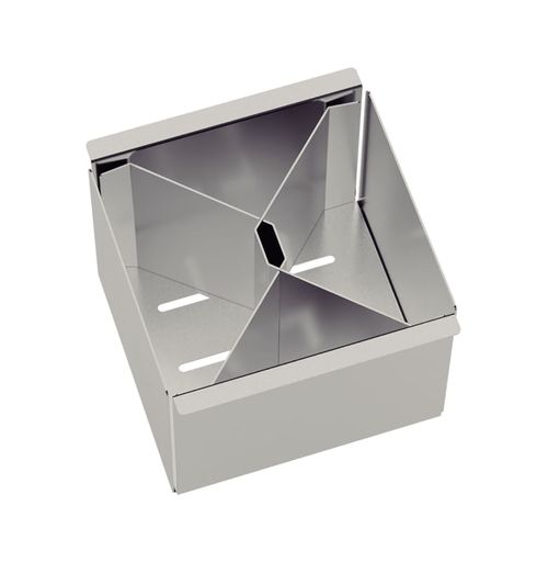 Porta Cubiertos De Acero Inoxidable Tramontina Para Canal De Empotrar