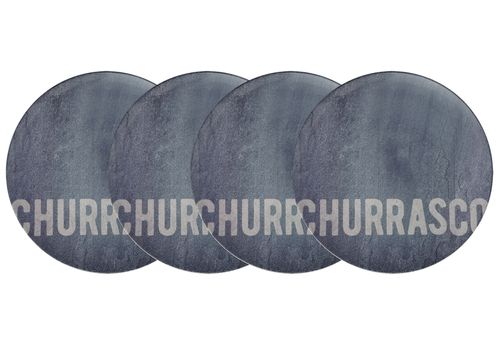 Plato de Porcelana Churrasco Stone de 28cm Tramontina (Unidad)