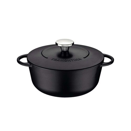Olla de Hierro Esmaltado Con Revestimiento Interno Con Antiadherente 24 Cm 4 L Tramontina Trento