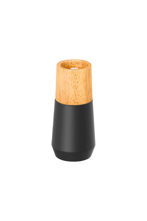 Molinillo de Sal y Pimienta Tramontina Realce en Madera de Caucho de 12,7 cm Negro