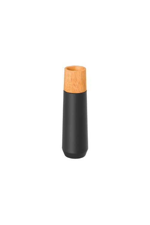 Molinillo de Sal y Pimienta Tramontina Realce en Madera de Caucho de 19,7 cm Negro