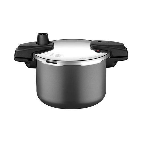 Olla a Presión Tramontina Arizona Induction en Aluminio con Revestimiento Interno y Externo Antiadherente Starflon Max Titânio 20 cm 4,5 L