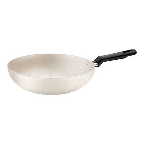 Sartén Honda Tramontina Loreto en Aluminio con Revestimiento Interno y Externo con Antiadherente Starflon Max Beige 28 cm 3,3 L